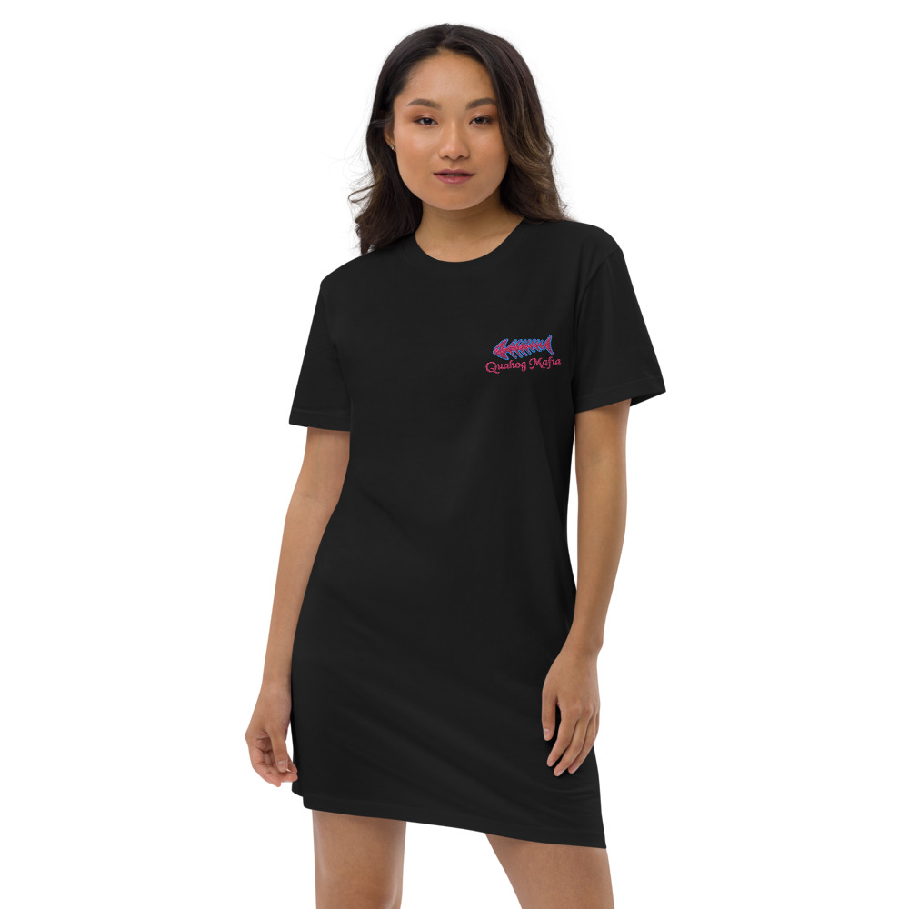 Organic T-Shirt Dress Black